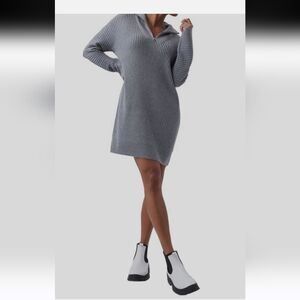 French Connection Gray Long Sleeve Dress